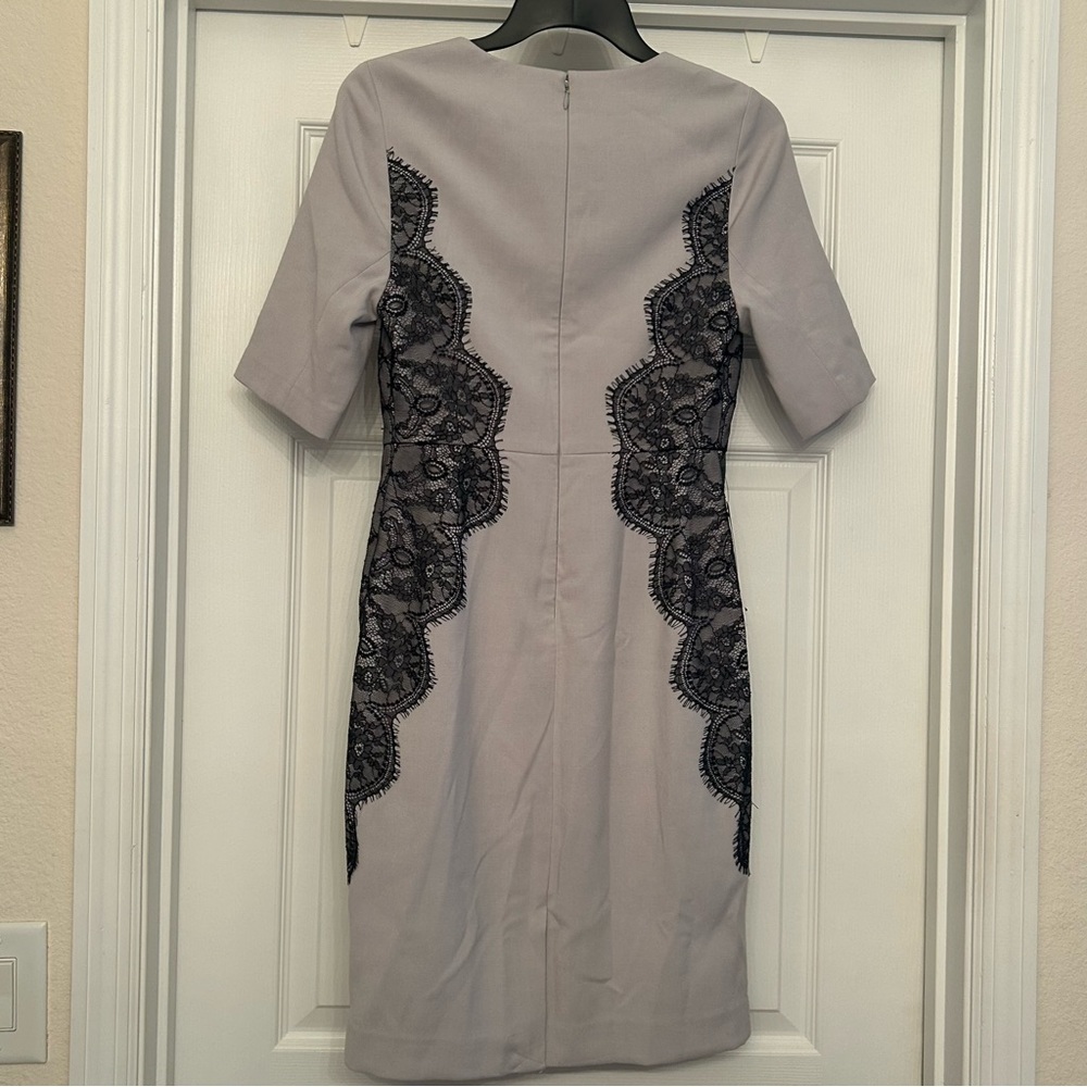 🆕 NWT Olivia Pope The Limited SCANDAL Collection Grey Sheath Dress Pencil - Picture 11 of 12